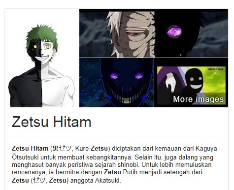 Fakta Menarik Tentang Zetsu Hitam Karakter Dalam Anime Naruto