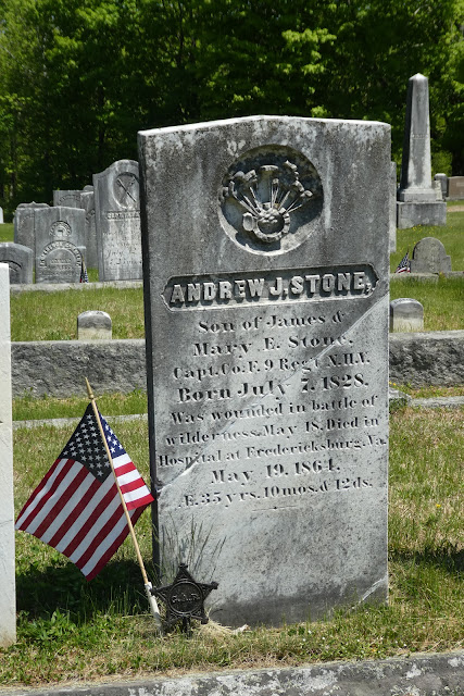 Nutfield Genealogy: Andrew Jackson Stone, died in the Civil War 1864