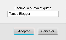 Cómo crear, eliminar y cambiar las etiquetas en Blogger