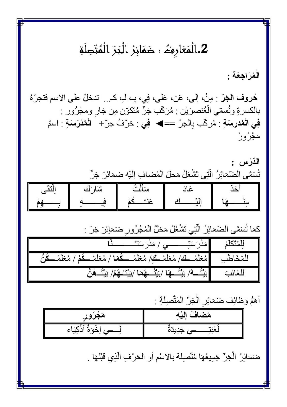 ضمير متصل