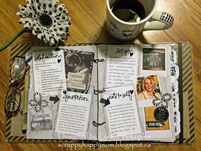 One Little Word January Page by Lynn Shokoples