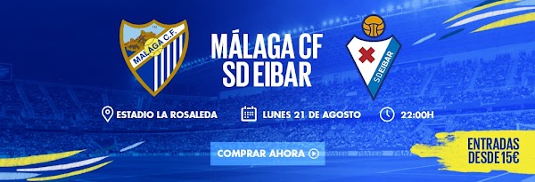 Málaga, ya es posible comprar cualquier entrada de casa de la temporada 2017/2018
