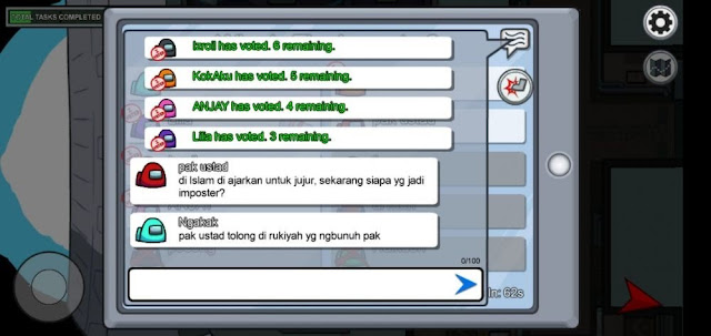 Kumpulan Chat dan Percakapan Lucu Among Us Yang Bikin Ngakak Kumpulan Chat dan Percakapan Lucu Among Us Yang Bikin Ngakak