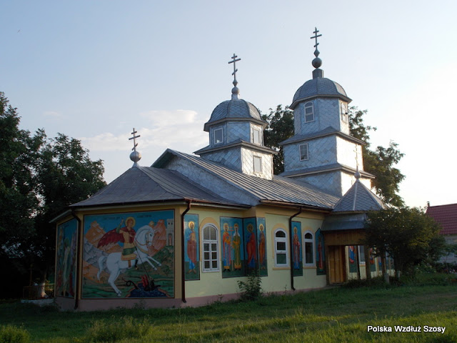 Polska Wzdłuż Szosy Gabowe Grądy wieś staroobrzędowców