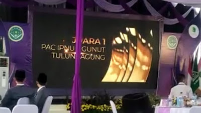 Mantab, PAC IPNU Ngunut Raih Penghargaan PAC Terbaik Dalam Konferwil IPNU ke-XXIII