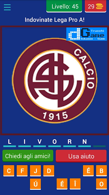 Calcio Italiano - Logo Quiz soluzione livello 41 42 43 44 45 46 47 48 49 50 | Parola e foto