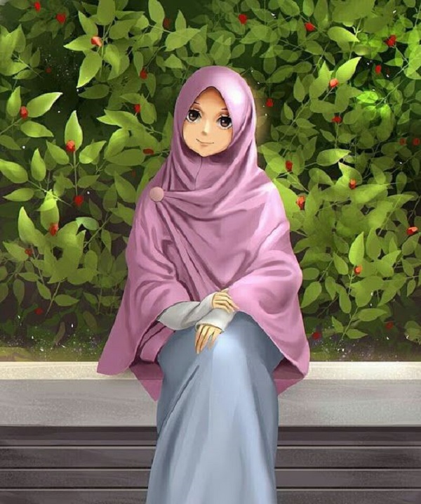 Download Gambar Kartun Muslimah Comel dan Cantik 2021 - Gambar Kartun