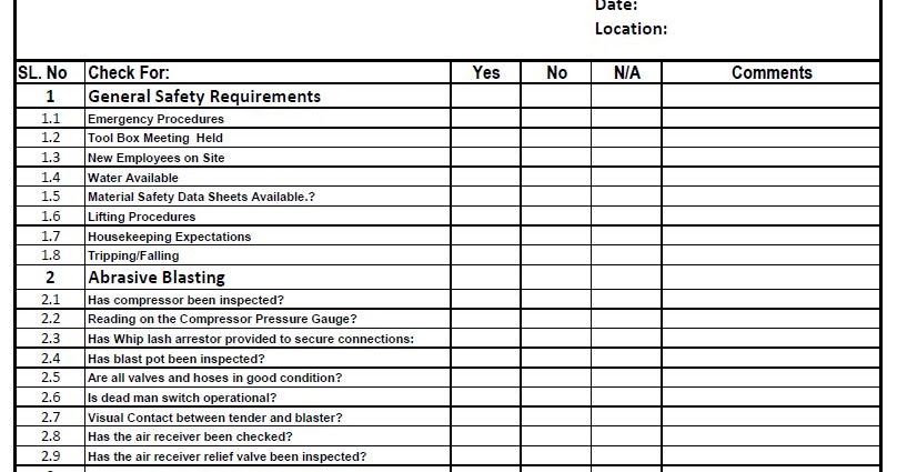 HSE Tech Solutions: Sand Blasting