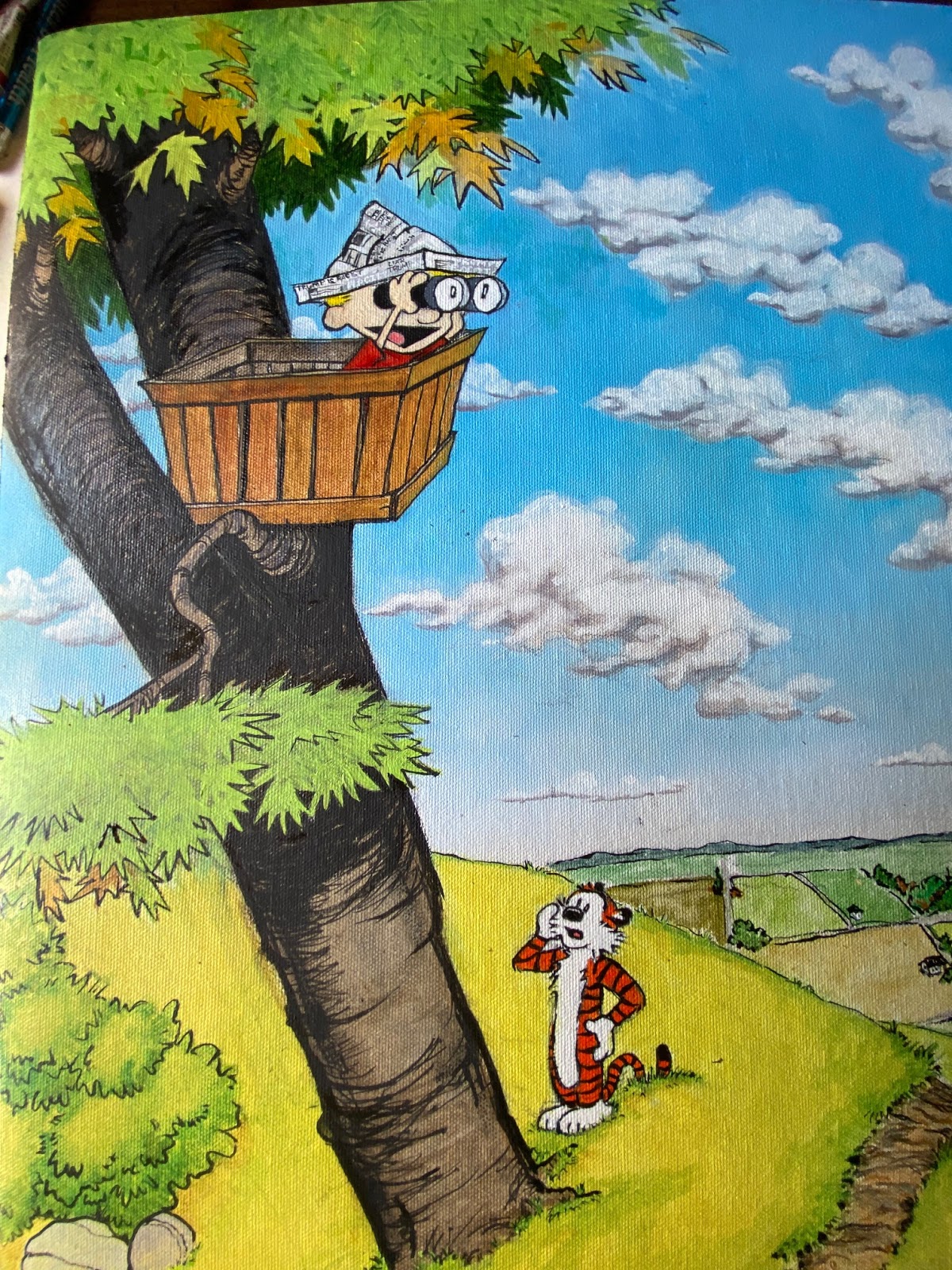 Calvin and hobbes treehouse