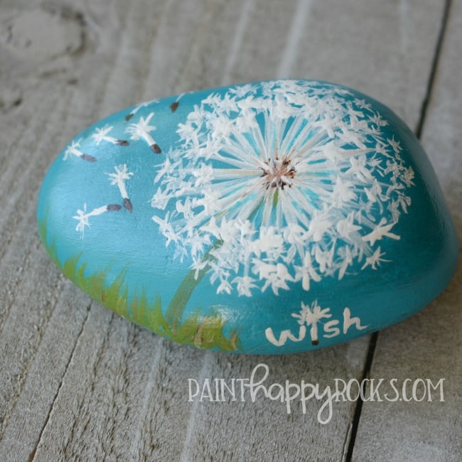 Watch how to paint an easy unicorn rock - Rock Painting 101