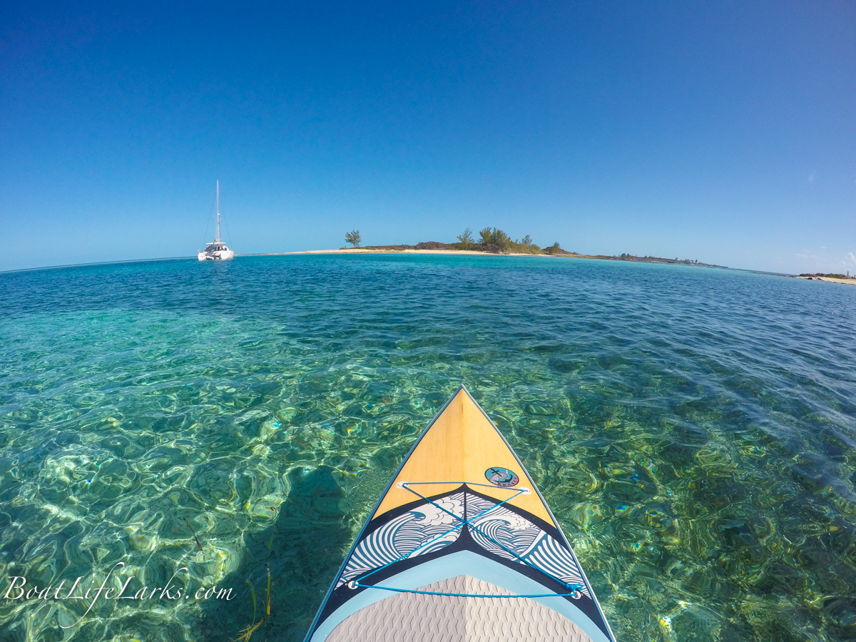 Sailing to Honeymoon Harbor, Bimini Islands Boat Life Larks SV Dulcinea