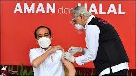 Jokowi Disuntik Vaksin Sinovac, Ini Efek Sampingnya
