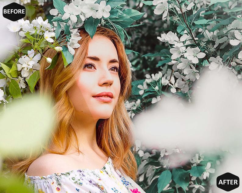 Forest Mobile & Desktop Lightroom Presets, Dark Green LR Color Preset, Jungle Filter, Blogger Travel Lifestyle Instagram Theme Template (XMP, LR, DNG)
