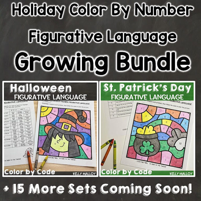Figurative Language Color By Number Bundle