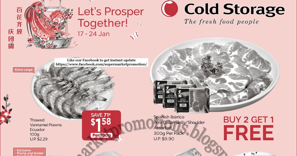 Cold Storage CNY Promotion 17 24 January 2020 Supermarket Promotions
