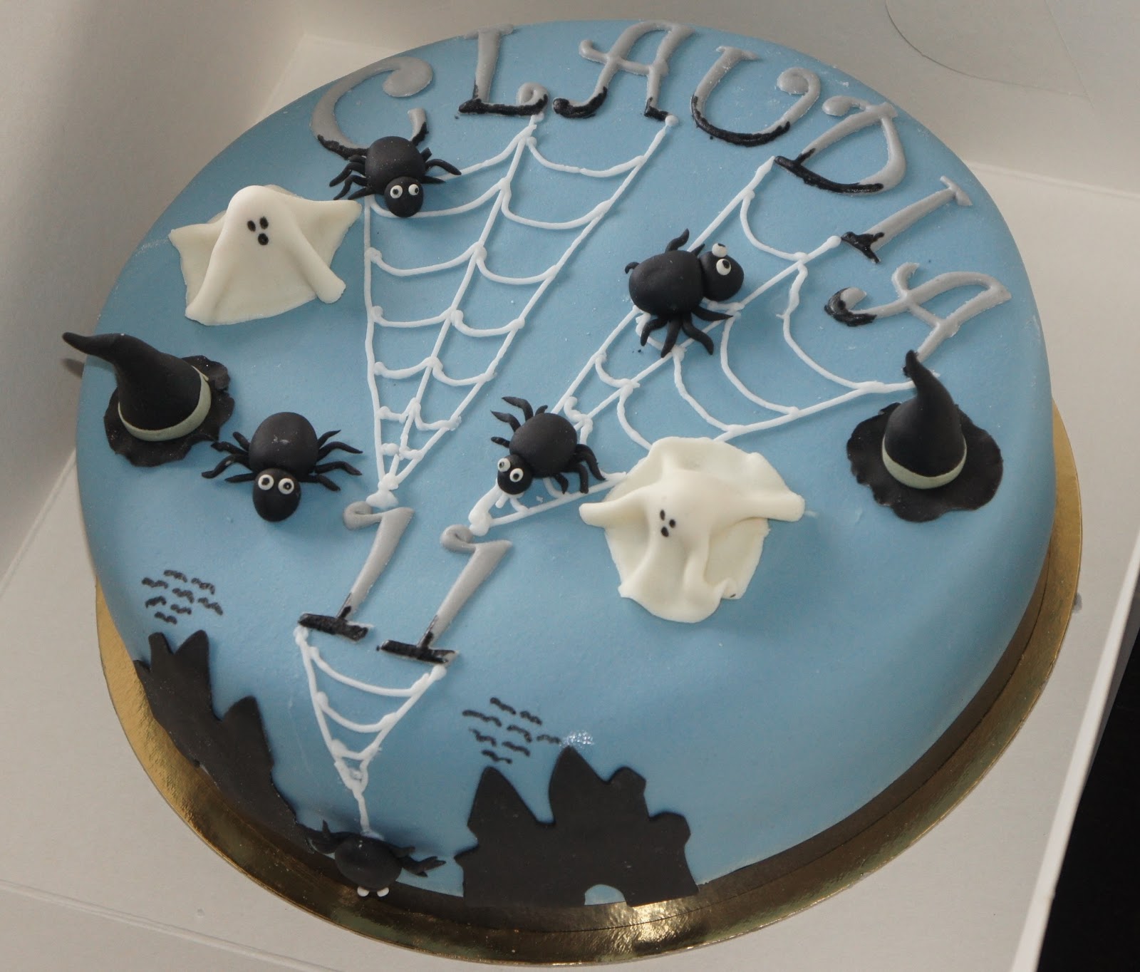 halloween tårta