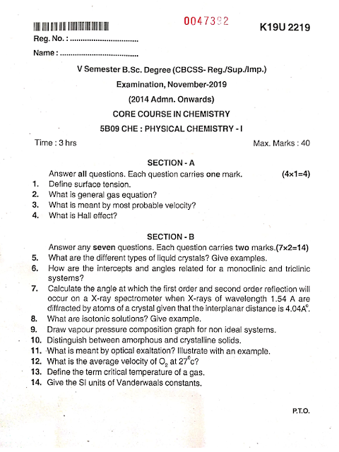 kannur university assignment question paper pdf