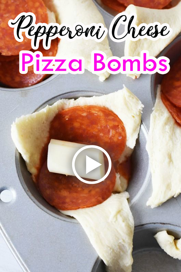 Pepperoni Cheese Pizza Bombs