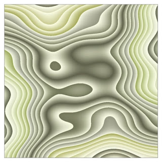 An example image of wavy shape and gradation color.