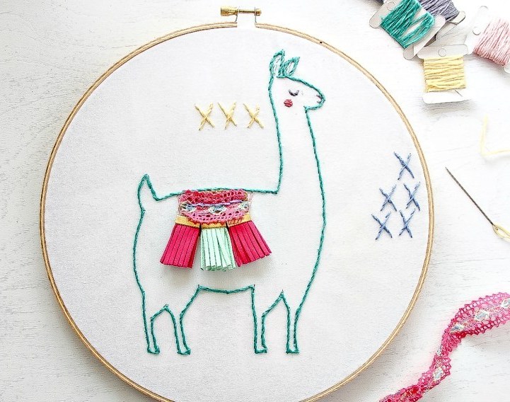 Hình thêu tay dễ thương - Hình 16