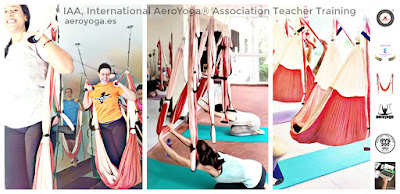 FORMACION PROFESORES AERO YOGA, AEROYOGA® INSTITUTE, IAA INTERNATIONAL AEROYOGA® ASSOCIATION, TEACHER TRAINING, COLUMPIO, TRAPECIO, TRAPEZE, SWING, AERIEN, AERIAL, AIRYOGA, YOGA, PILATES, FLY, FLYING