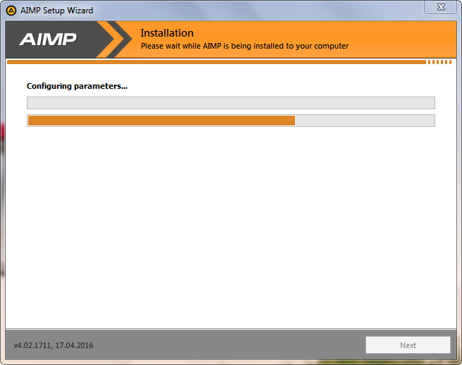 Tunggu proses installasi Tunggu proses installasi