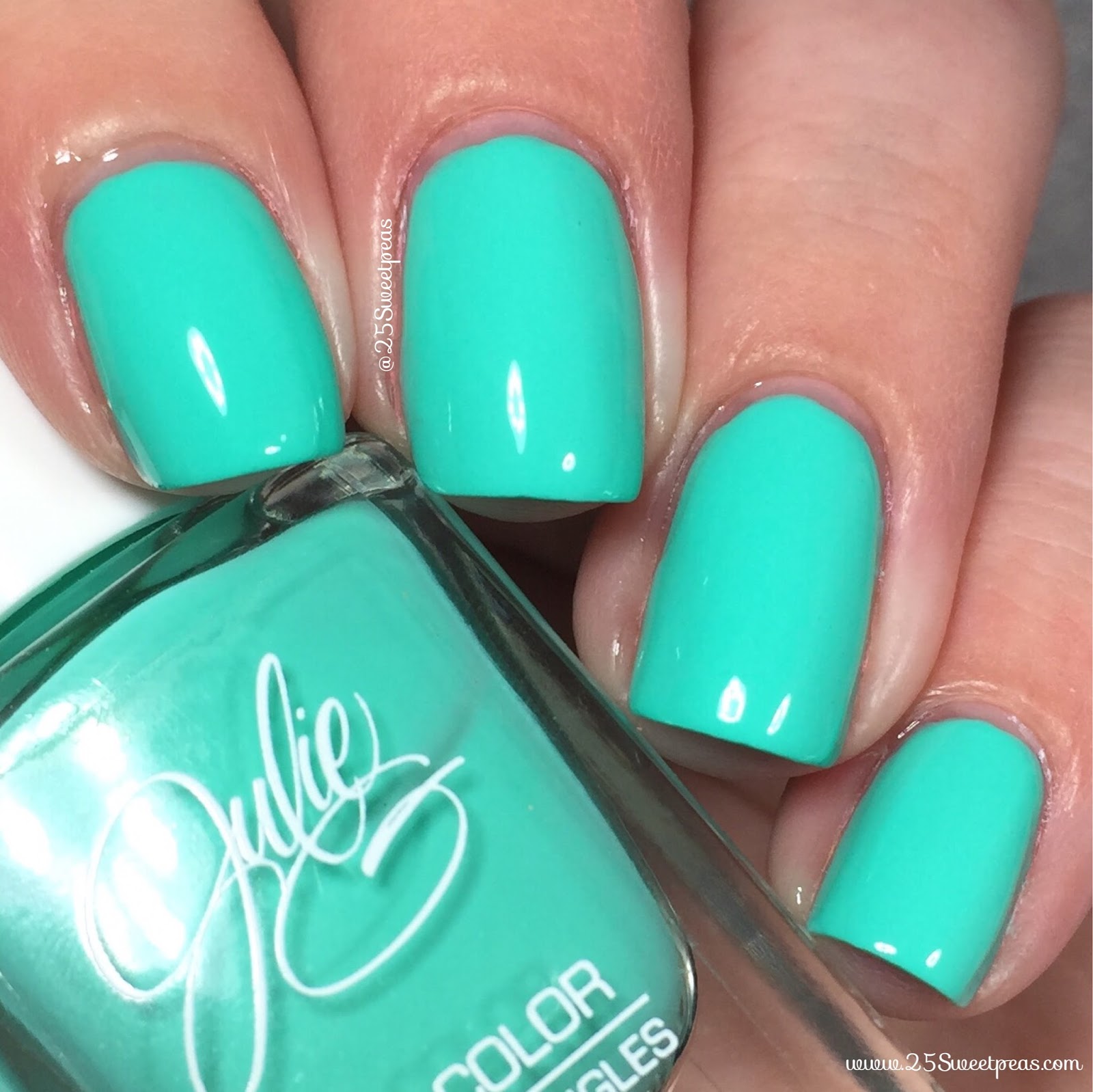 JulieG Nail Polish Spring Pack 1 + Swatch Video 25 Sweetpeas
