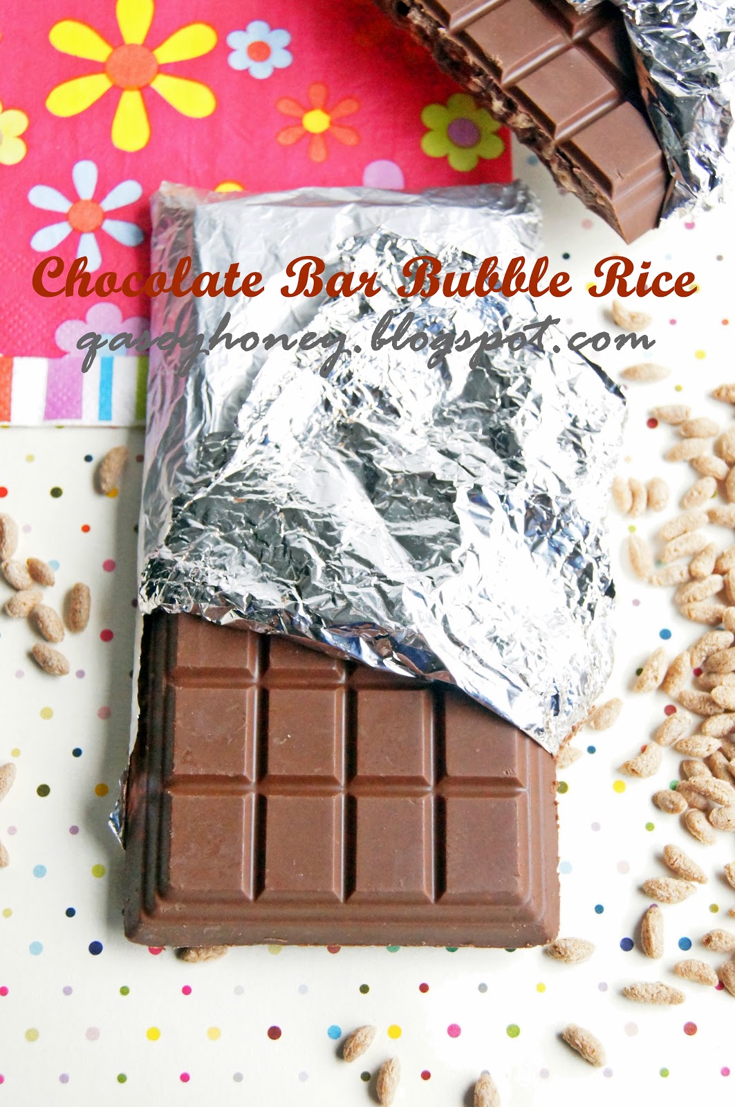 Chocolate Bar Bubble Rice Qasey Honey