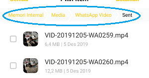 √ Solusi kenapa video yang dikirim di WA tidak tersimpan di Galeri