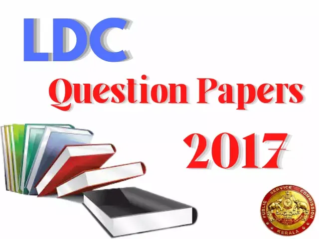 LDC Question Papers 2017