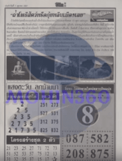 Thailand Lottery Paper Tips For 01-10-2018