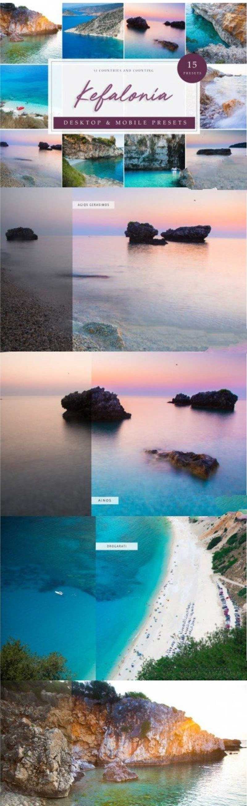 CreativeMarket - LR Presets | Kefalonia 3677411 2 bnlk%252C