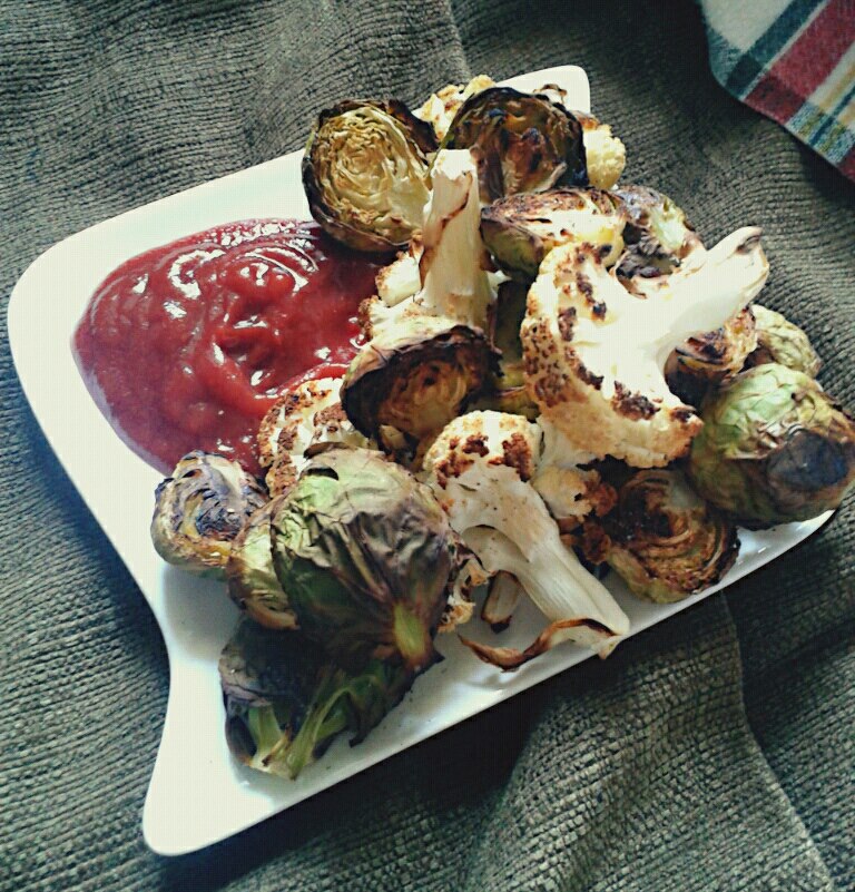 99bites crunchy cauliflower and brussel sprout "chips"