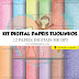 KIT DIGITAL PAPÉIS TIJOLINHOS GRÁTIS