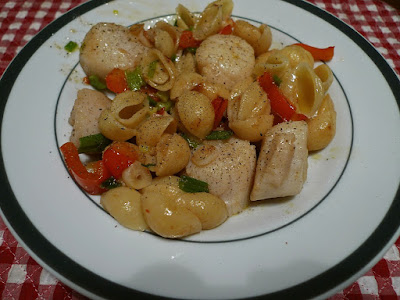 Scallops with Pasta: photo by Cliff Hutson