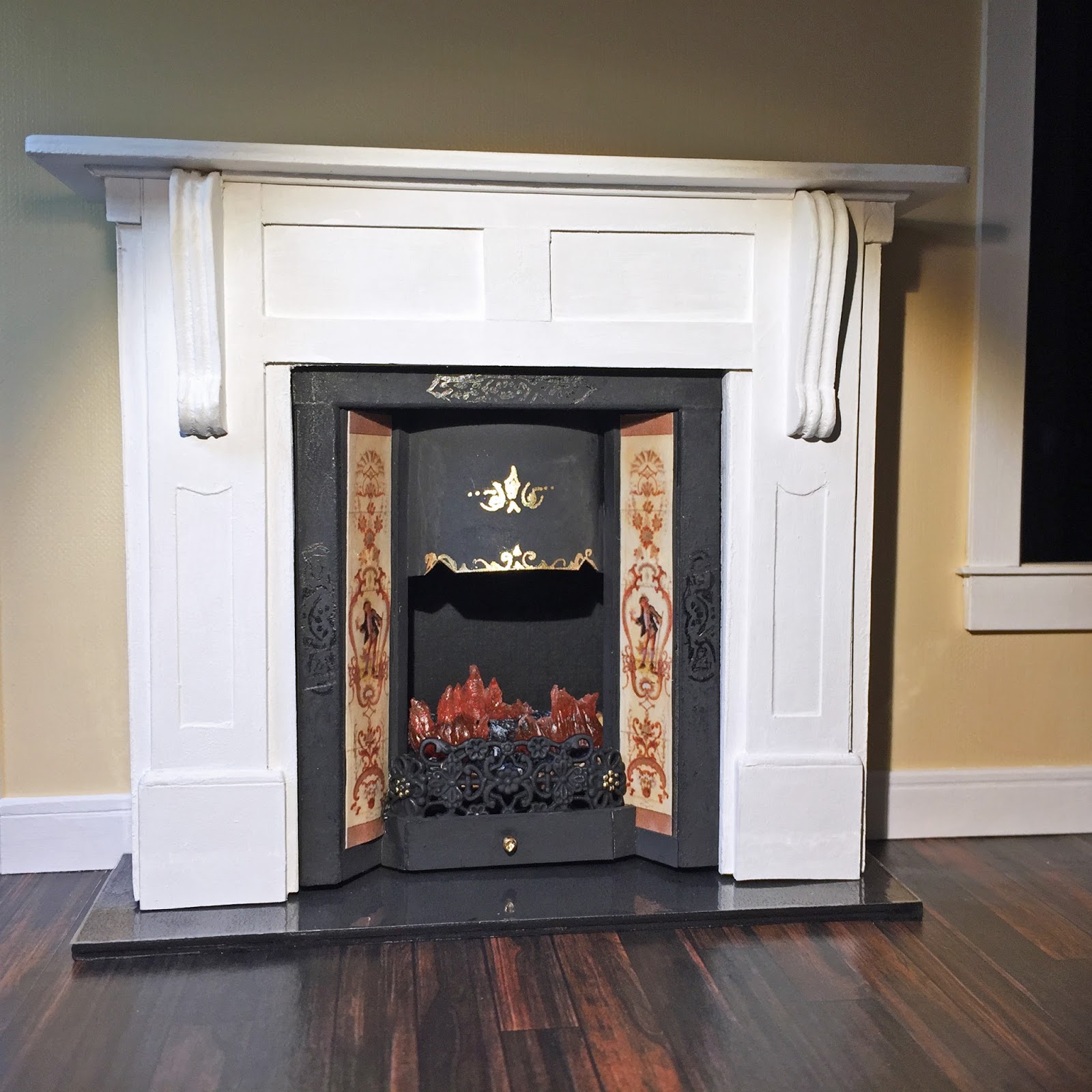 Dollhouse fireplace The Kinfeld