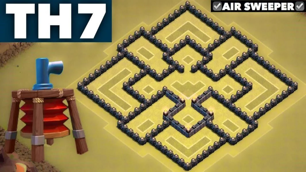 clash of clans defense strategy town hall 7 for war