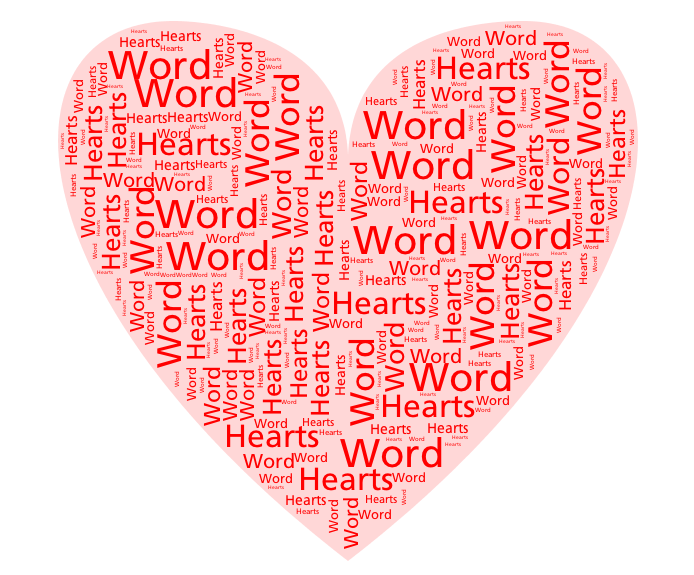 Learn words by heart. Имя из сердечек. Большое сердечко из слов. Сердце Word. Сердце со словами.