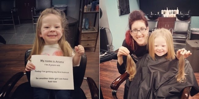Gadis 3 Tahun Donasikan Rambut, Mendadak Jadi Sorotan Publik