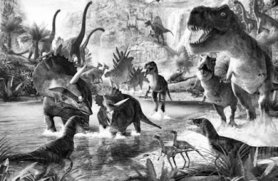 Gambar hewan yang hidup pada zaman prasejarah