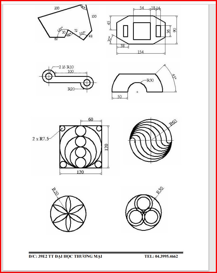 TẠO BẢN VẼ 2D