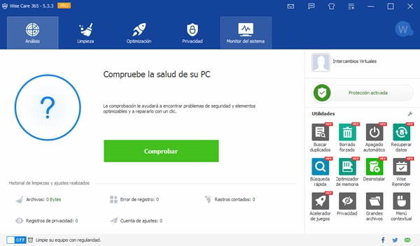 wise care 365 software imagen 001 - ✅ Wise Care 365 Pro (2019) Versión 5.3.8 Español [ MG - MF +]