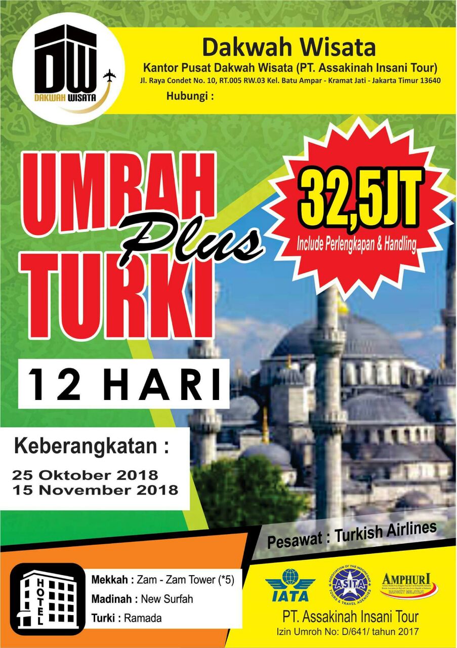 Paket Umroh Plus Turki