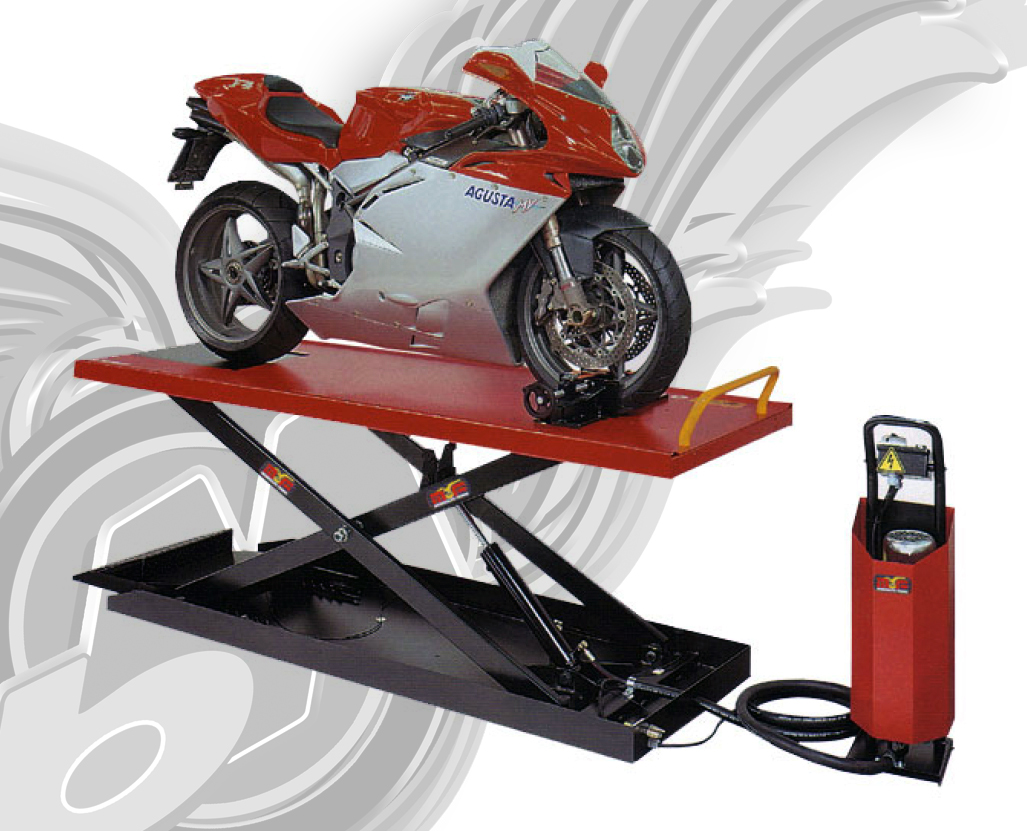 Build motorcycle lift table