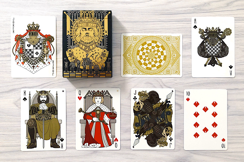 Deck View King's Game (Black Edition) Playing Cards