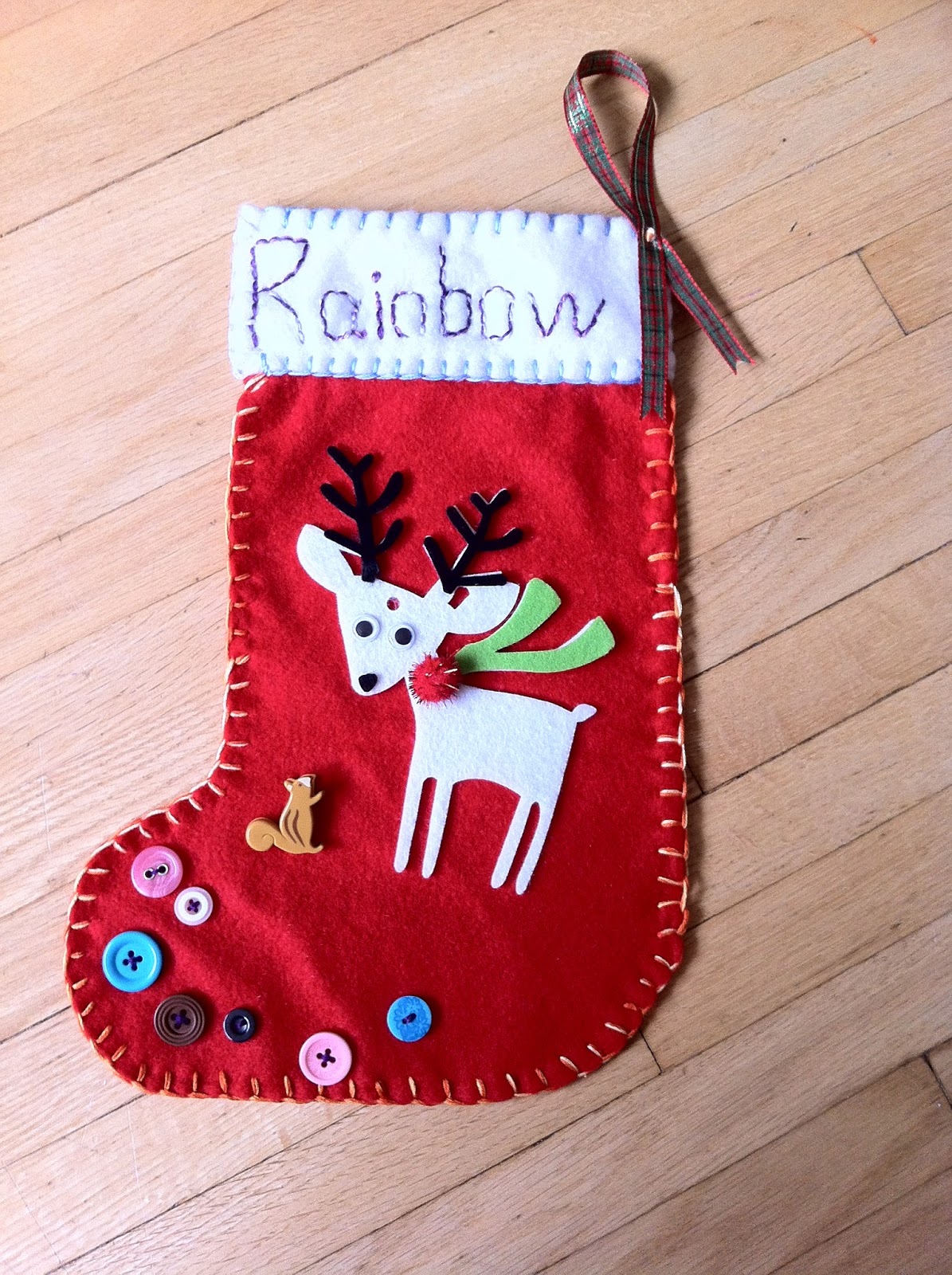 AuRa Treasury DIY  Personalized Christmas Stockings for my sweeties