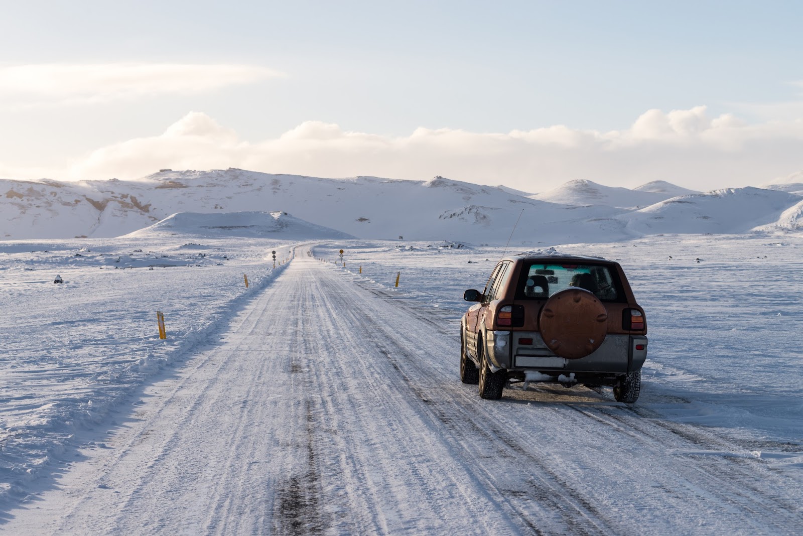 road trip in iceland winter