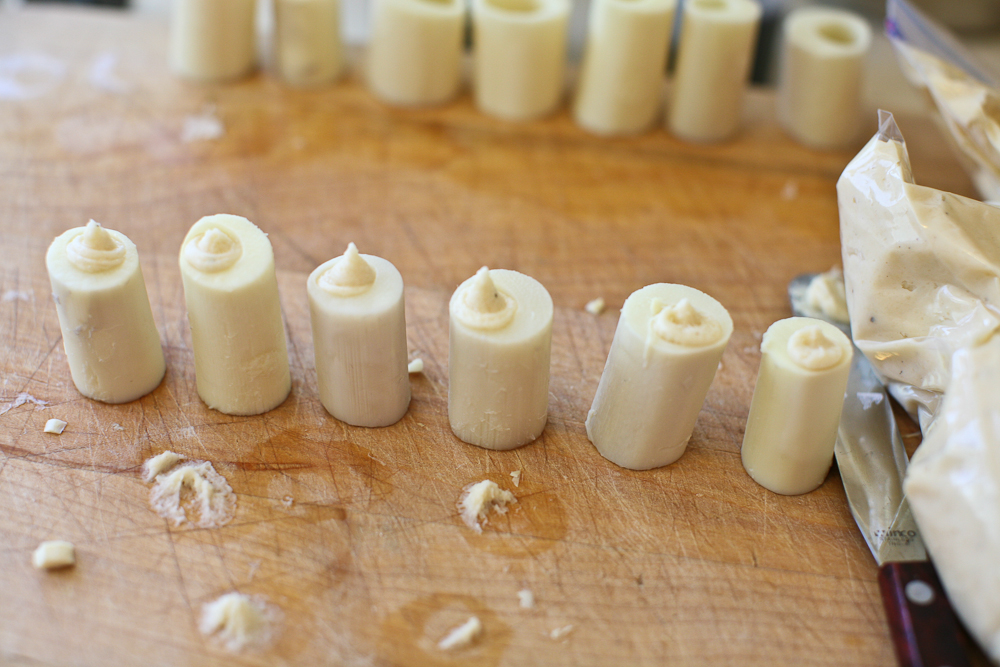 The (Ad Hoc) French Laundry Hearts of Palm with Puree of Marrow Beans