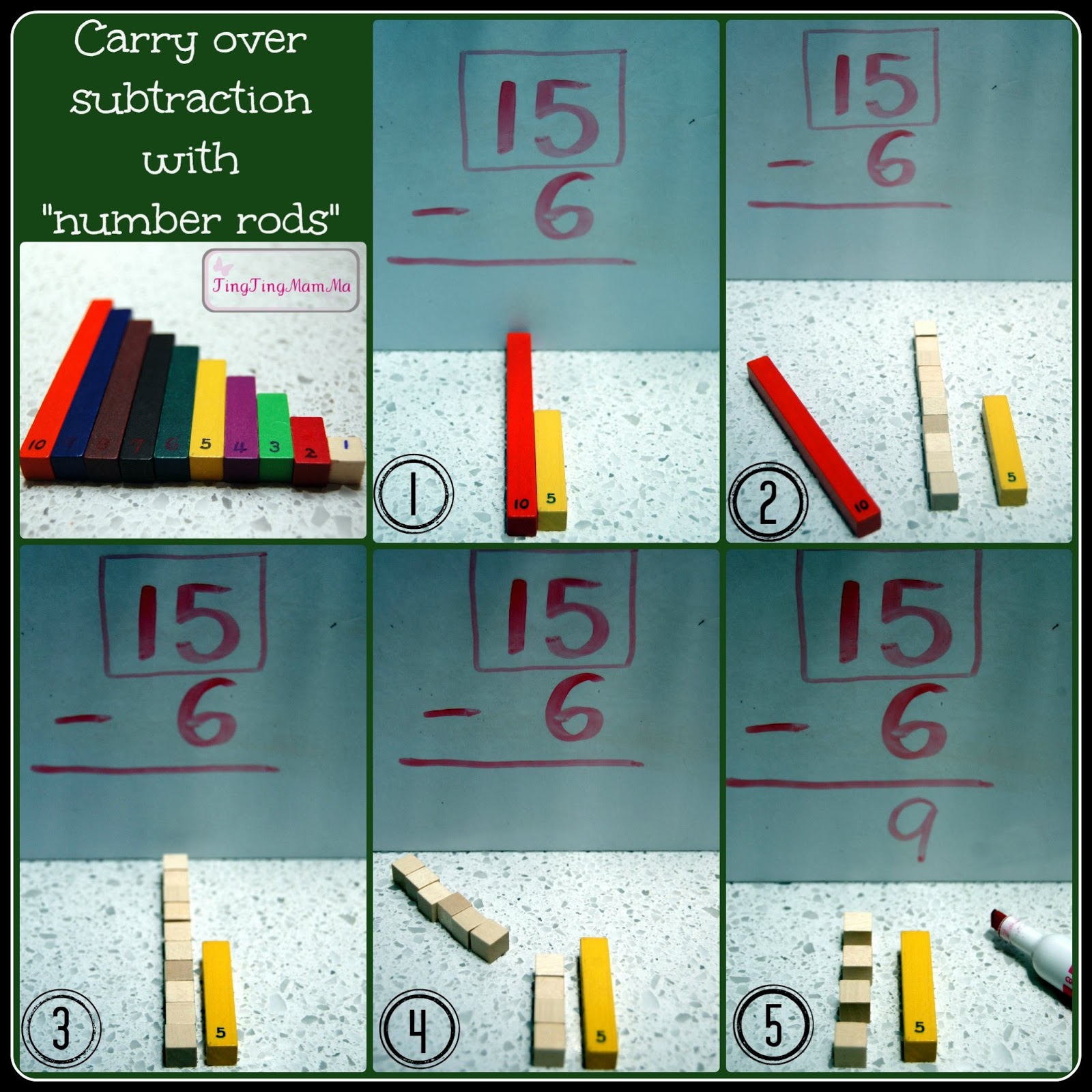 TingTingMamMa: JJ's New Math Skill--Carry Over Subtraction
