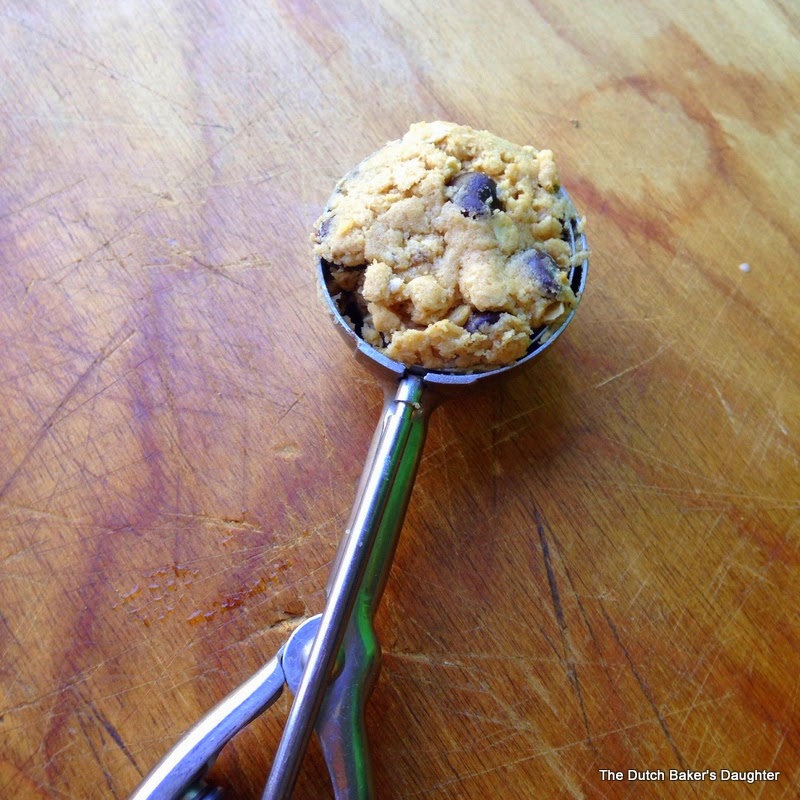 Oatmeal, Peanut Butter, and Dark Chocolate Cookies
